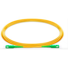 Fiberopticdistribution 1M SC/APC to SC/APC Fiber Optic Simplex Singlemode Optical Patch Cable -92340