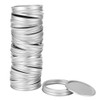 Stainless Steel SplitType Mini Glass Jar Lids Container Sealing Cover