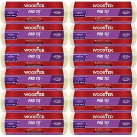 Wooster Brush R265-9 Pro Tiz 9 Inch, 3/16 Inch Nap Foam Roll - Pack of 12
