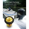 2Pcs Thermostat Fits for Yamaha 2 stroke 3-250HP 40 50