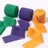 Sifleur Chiffon Ribbon, Mardi Gras Party Decorations, 1.5''x21Yd Purple Green