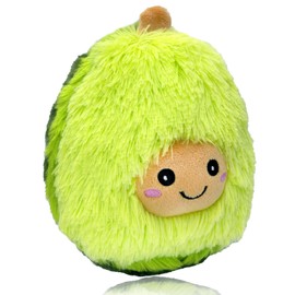 Avocado Cuddly Toy, Avocado Plush Toy, 20 cm Avocado Cushion, Kawaii Plush, Avocado Plush, Cute Avocado Stuffed Toy, Plush Dolls Toy, Cute Plushies, for Sofa Back Cushion, Home Decoration