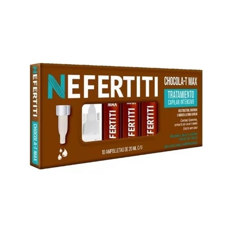 Nefertiti Ampolletas Para Cabello Teñido Maltratado Nefertiti 10pzas
