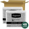 Depend Underpads XL, Disposable Incontinence Bed Pads for Adults, Slip