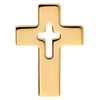 Pin Cross Gold-Plated 2 x 1.5 cm, Christian Jewellery for