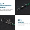 60pcs Fishing Leader Wire Rig Sturdy Stainless Steel Line Wire