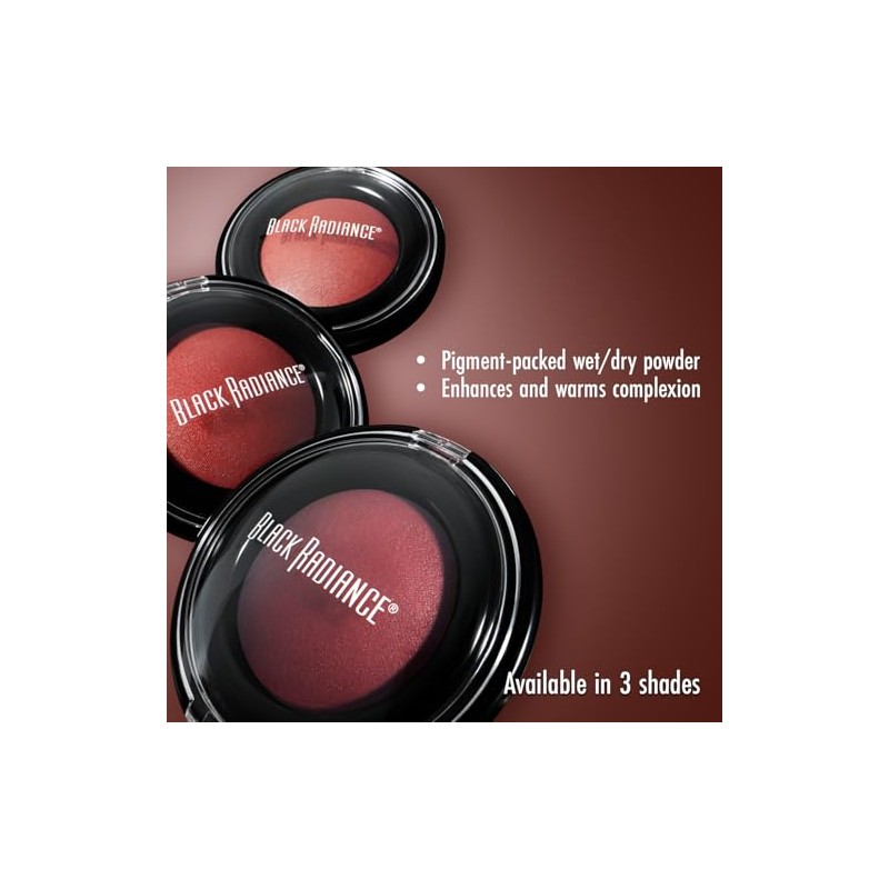 Black Radiance Artisan Baked Blush Warm Berry by Black Radiance