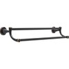 Peerless 24-in Double Oil Rubbed Bronze Wall Mount Double Towel