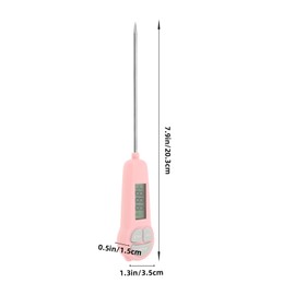 Digital Meat Thermometer Cooking Instant Read Temp Probe 30℃~300℃ Read Digital Cooking Candle Liquid Making for Oil Deep Fry Oven