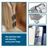 Create idea 4PCS Self-Opening Spring Hinges 304 Stainless Steel Self-Closing
