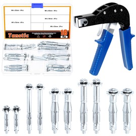 Tanstic Heavy Duty Wall Anchor Gun with Molly Bolts Hollow Drive Wall Anchor Screws for Cavity Anchor Plasterboard