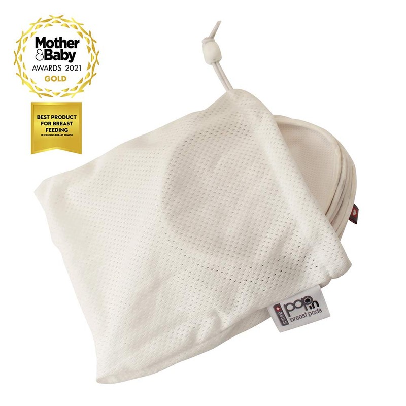 Pop-In Reusable Breast Pads with Wash Bag