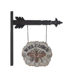 Welcome Honeycomb with Bee Arrow Replacement 10 Inch - Arrow Sold Separately