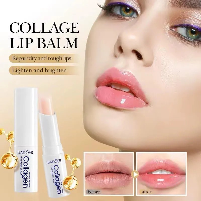 Bálsamo Labial Colágeno 10x - Antigrietas E Hidratante 1pc