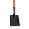 Hisco Square Point Shovel with 14 Gauge Hollow Back Blade