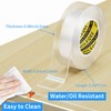 4Pack Clear Edge Protector Strip, 0.8in x 3.28FT(13.12FT Total), Sharp