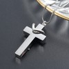 Forever In My Heart Cross Urn Necklace For Ashes For