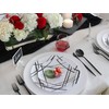 Novelty Modern Flatware Cutlery Combo Set (Black, 80)