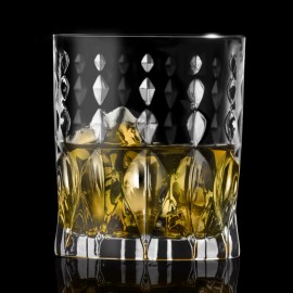 World Faith Stylish Italian Crystal Glassware Set for Hosting Parties - Marilyn Set of 6 DOF