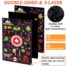 Canada Day Garden Flag 12x18 Inch Double Sided Printing for Outdoor Decorations