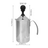 Coffee Frother Double Layer Versatile Manual Stainless Steel Milk Foamer