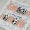 Pink Beam Full Parts Handmade Nail Tips - Oval M