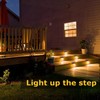 Phereu Solar Deck Lights Outdoor, 16 Pack Step LED Waterproof