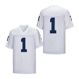 XWEARE Men's #11 No Name Football Jersey #1#26#31 White Stitched (as1, Alpha, s, Regular, Regular, Standard, 1White, S)
