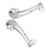 Alloy Window Handle Riser Winder Crank for Classic Car (Silver)