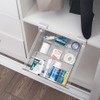 vacane Kitchen Organizer Drawer, Clear Under Shelf Drawer,Pantry Drawer Under