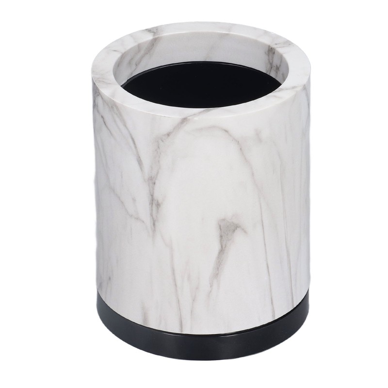 Marble Pattern Pen Holder Beautiful Marble Pattern Anti Slip ABS