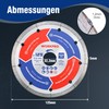 WORKPRO Professional Diamond Cutting Discs 125 mm x 22.23 mm,