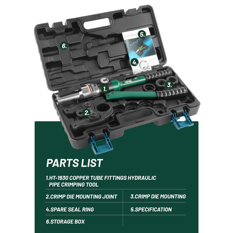 UTZIKO Copper Tube Fitting Crimping Tool - ProPress Pipe Press