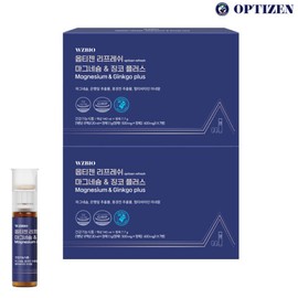 W Jet Bio Optigen Refresh Magnesium Ginkgo Plus 7 packs, 2 boxes / 11 types, multi-functional / 옵티젠 리프레쉬 마그네슘 징코플러스 7입 2박스 / 11종 복합기능성