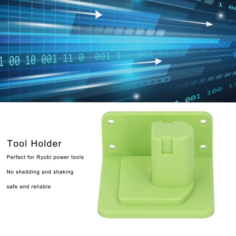 2Pcs Tool Holder Dock Mount Storage Bracket for Ryobi 18V