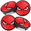 Biomar Labs 4 x Center Hubcaps, Compatible with Ford Centre