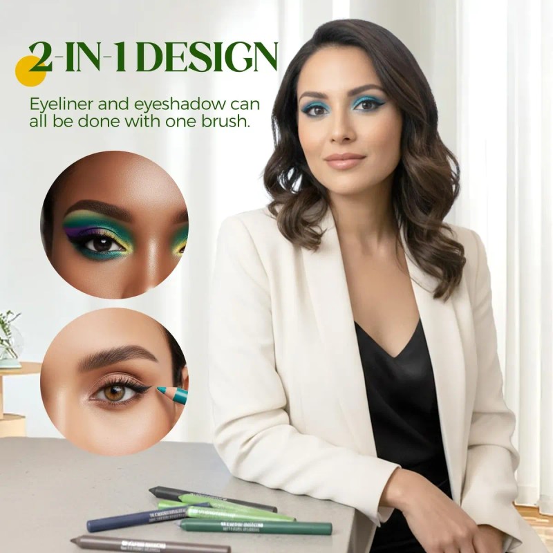 Juego De 14 Lápices Delineadores De Ojos Coloridos, 2026
