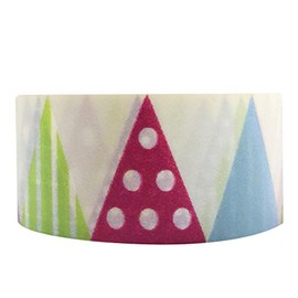 Wrapables Colorful Patterns Washi Masking Tape, Shaved Ice size