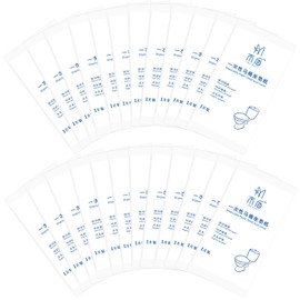 Disposable Toilet Seat Covers Flushable (100 Sheet) Portable Plenty Pack Toilet Seat Covers Skin Friendly Pure Wood Pulp Paper Water-soluble Toilet Seat Covers for Road Trip,Travel,Camping