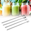 4Pcs 304 Stainless Steel Coffee Spoon Long Handle Coffee Spoon