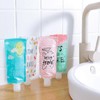 Shampoo bottle travel foldable bag portable shower bottle cleanser Refill Blue SE01352 100ea