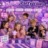 40 PCS Kpop Style Slap Bracelets for Kids, Bulk Wristbands