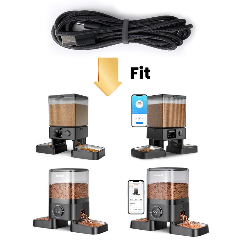 oneisall Type-C Cable for oneisall 5L Automatic Cat Feeder for