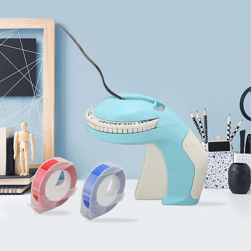 Embossing Label Maker 600dpi DIY Manual Label Printer 3D Portable