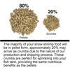 CTWPets Sinking Shrimp Snow Flake Food Pellets (3oz)