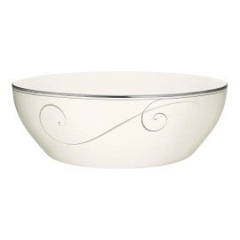 Noritake Platinum Wave Round Vegetable Bowl, 9", 96 Oz.