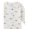 Sanetta Baby Boy Bodysuit, White Pebble