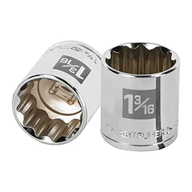 Truper D-1238, Dado de 12 puntas std, 1 3/16", cuadro 1/2"