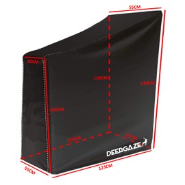 DEERGAZE Indoor and Outdoor Training Bike Spinning Bike Cover Waterproof Cover to Protect Against Rain, Sun and Dust