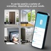 WBM WiFi Door Sensor, Alarm Contact Sensor, Easy Installation Home